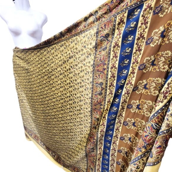 Yellow PRE-PLEATED Saree Pre Stitched Adjustable Waist - Ready to Wear NEW! - Picture 2 of 14